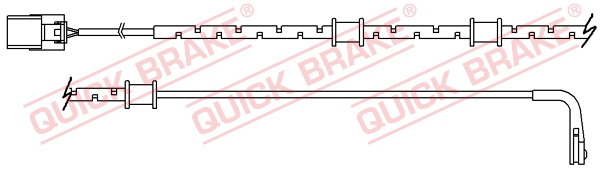 Czujnik zużycia klocka